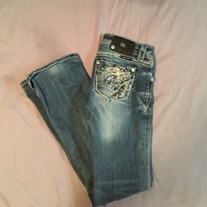 Miss me, size 25, boot cut, length: 33