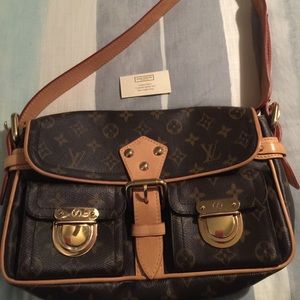 Louis Vuitton custom leather cowhide purse