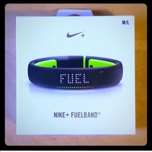 Nike FuelBand + Small Black/Neon Green. NWT