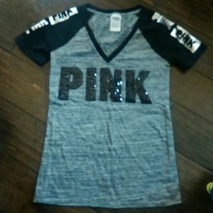 PINK bling tee