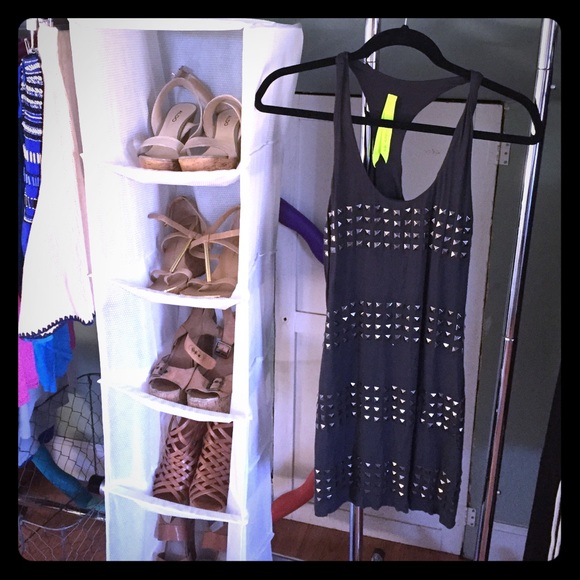 Studded gray tank dress - Bailey 44