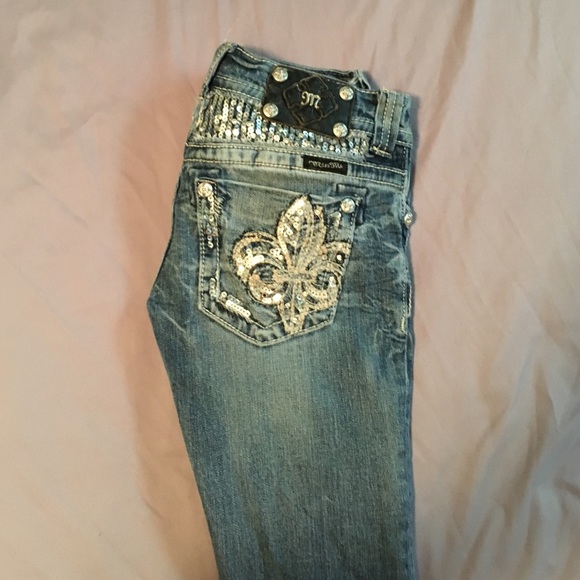 Miss me jeans, size 25, boot cut, length: 33