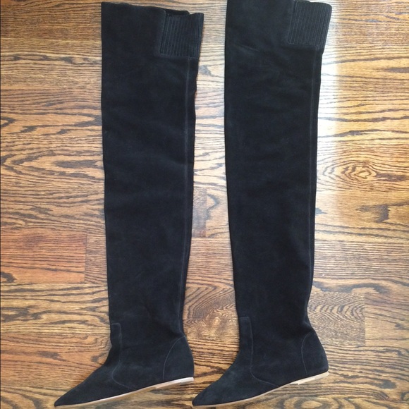Isabel Marant Shoes - High Flat black boots