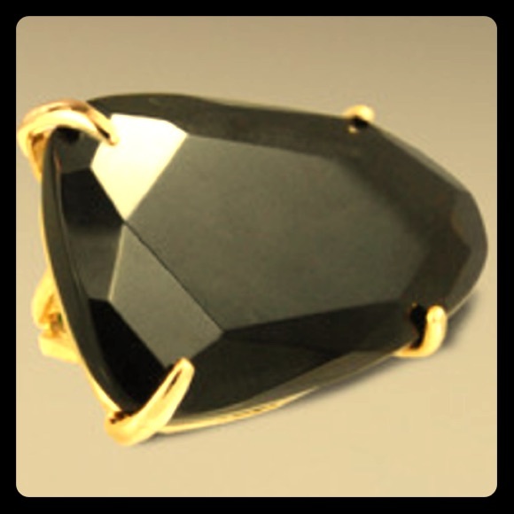 Kendra Scott Black Tela Cocktail Ring