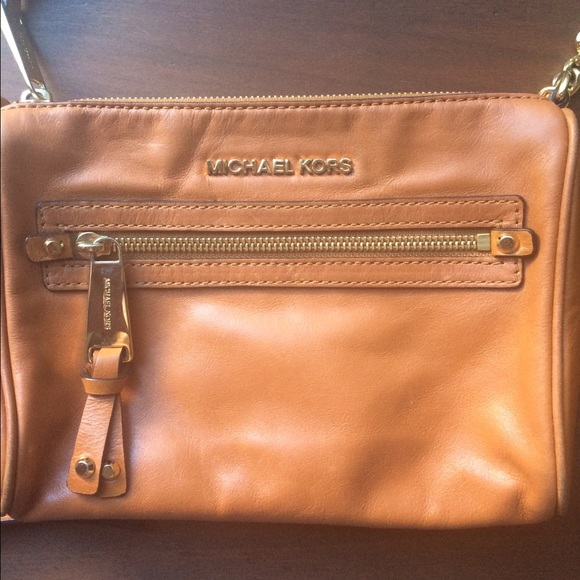 Michael Kors Brown leather crossbody