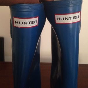 Blue Tall Hunter Rain Boots!
