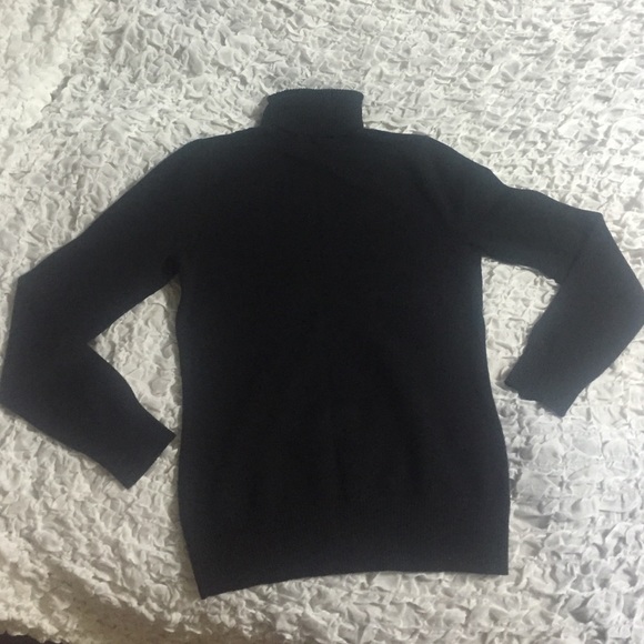 New Black Turtleneck Sweater