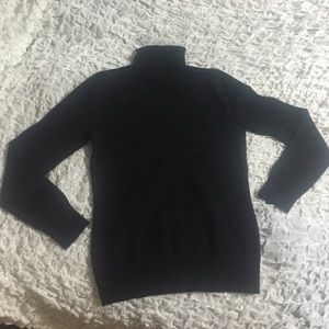 New Black Turtleneck Sweater