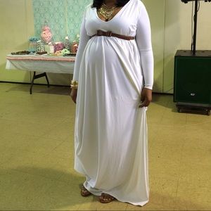 Custom made white dress