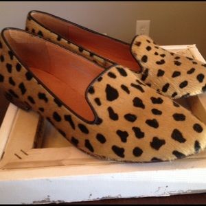 NIB Madewell Teddy Loafer in calf hair!