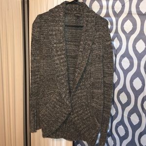 Express gray cardigan