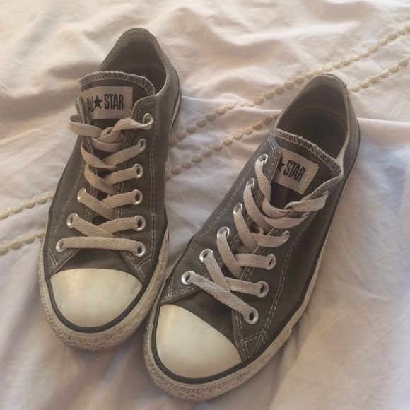 Gray Converse All-stars. Size 7