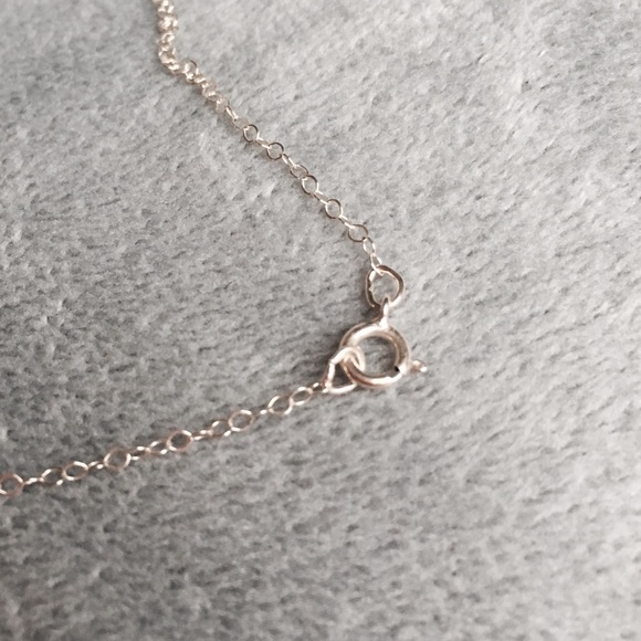 Custom order Handmade Sterling Silver Bar Necklace - Picture 4 of 4