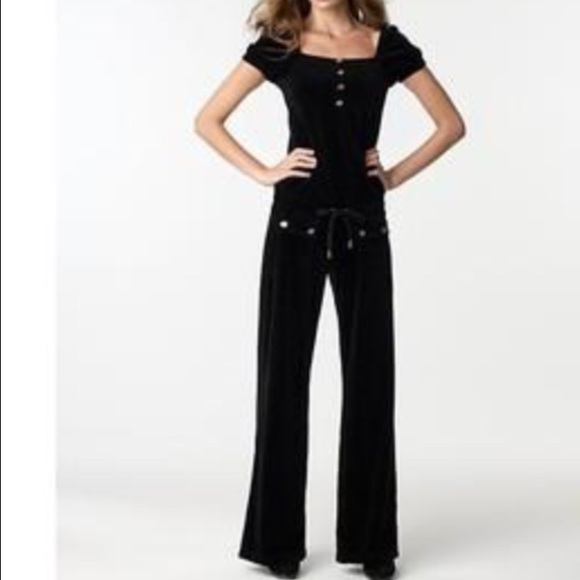 Juicy couture short sleeve one-piece tracksuit