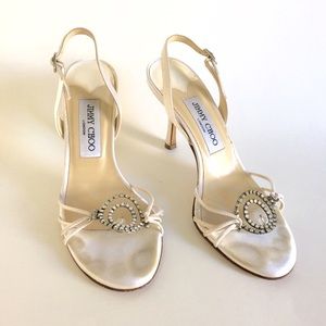 Jimmy Choo Bridal Wedding shoes in size 6.5