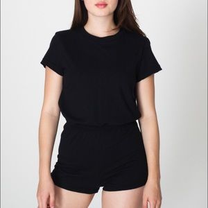 In Search Of : Black AA T shirt Romper