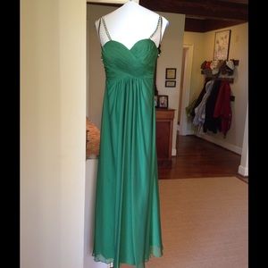 Prom Dress, Emerald Green, Size 0