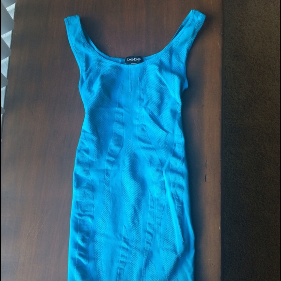 Bebe Blue dress