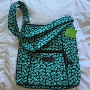 Hipster Shower Vines Vera Bradley crossbody purse