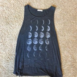 Moon phase tank top
