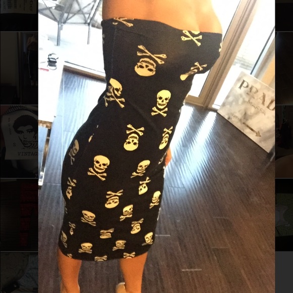 Betsey Johnson Skull Midi dress/skirt