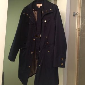 Michael KORS Trench Coat in Navy Blue