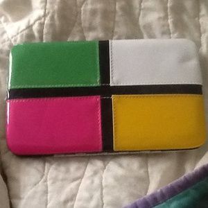 Paige colorful clutch nwt