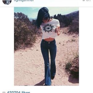 Kendall & Kylie X PacSun High Waisted Braid Jeans