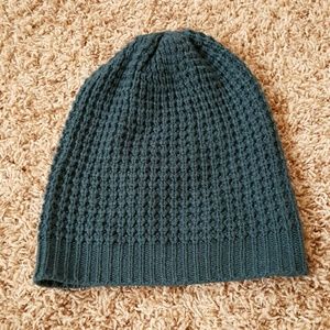 Teal beanie hat