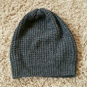 Grey beanie hat