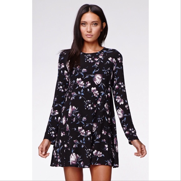 Kendall & Kylie X PacSun Floral Babydoll Dress M