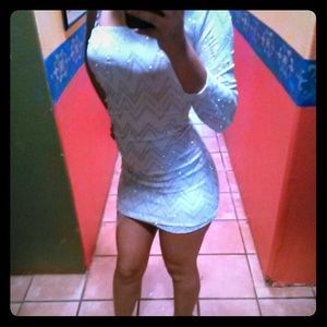 Worn once. Fits a small. One shoulder dress.