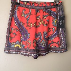 Nicole Miller Paisley Shorts
