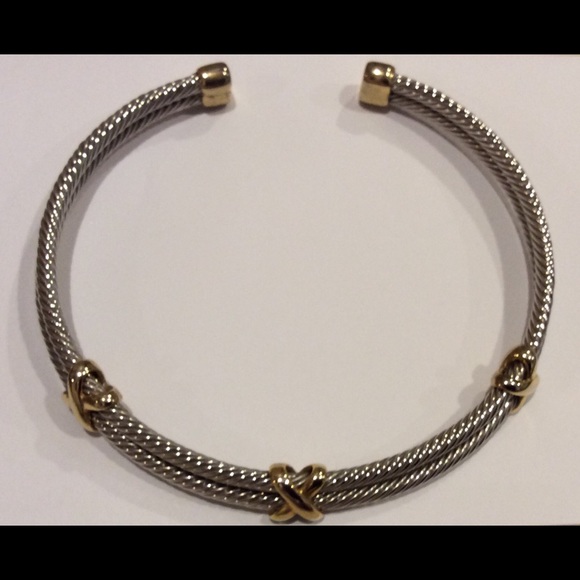 Silver and Gold Tone Necklace