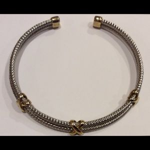 Silver and Gold Tone Necklace