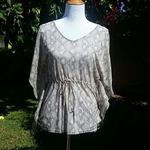 Dolman sleeve blouse