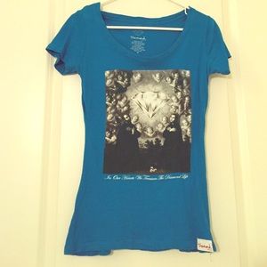 💎 Diamond Supply Co. blue tee.
