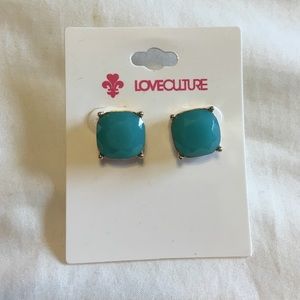 Love Culture turquoise stud earrings