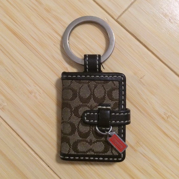 Coach photo holder  keychain