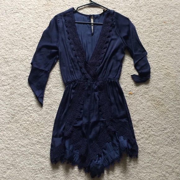 Dark blue romper