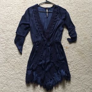 Dark blue romper