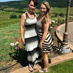 Strappy back maxi dress