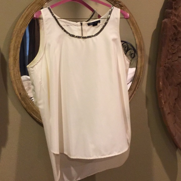 Embellished Silk Top