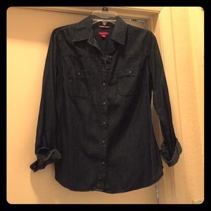 Merona Jean Shirt size Medium