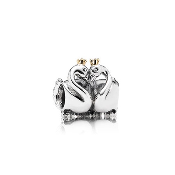 Swan embrace Pandora charm