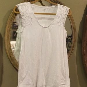 Embellished white tee