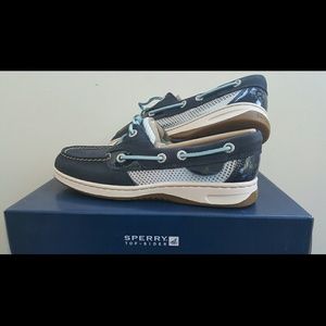 Sperry Top Sider Bluefish 2 eye Leather/Open Mesh