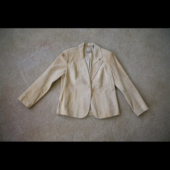 i.e. Leather Suede Blazer! - Picture 1 of 3