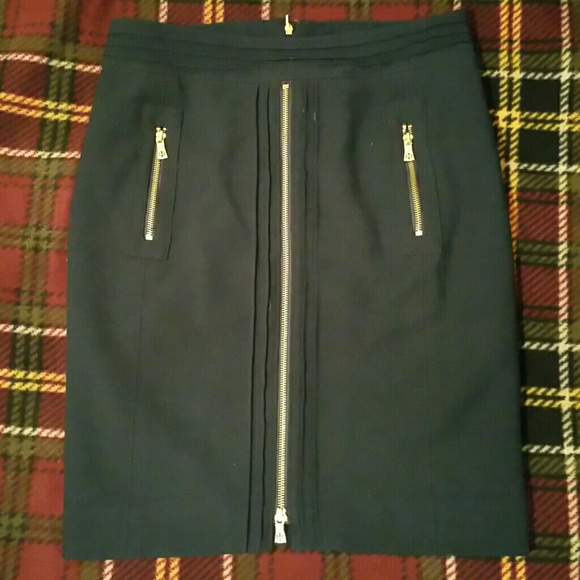 Tory Burch Navy Blue Pencil Skirt