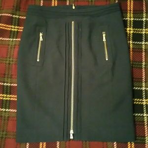 Tory Burch Navy Blue Pencil Skirt